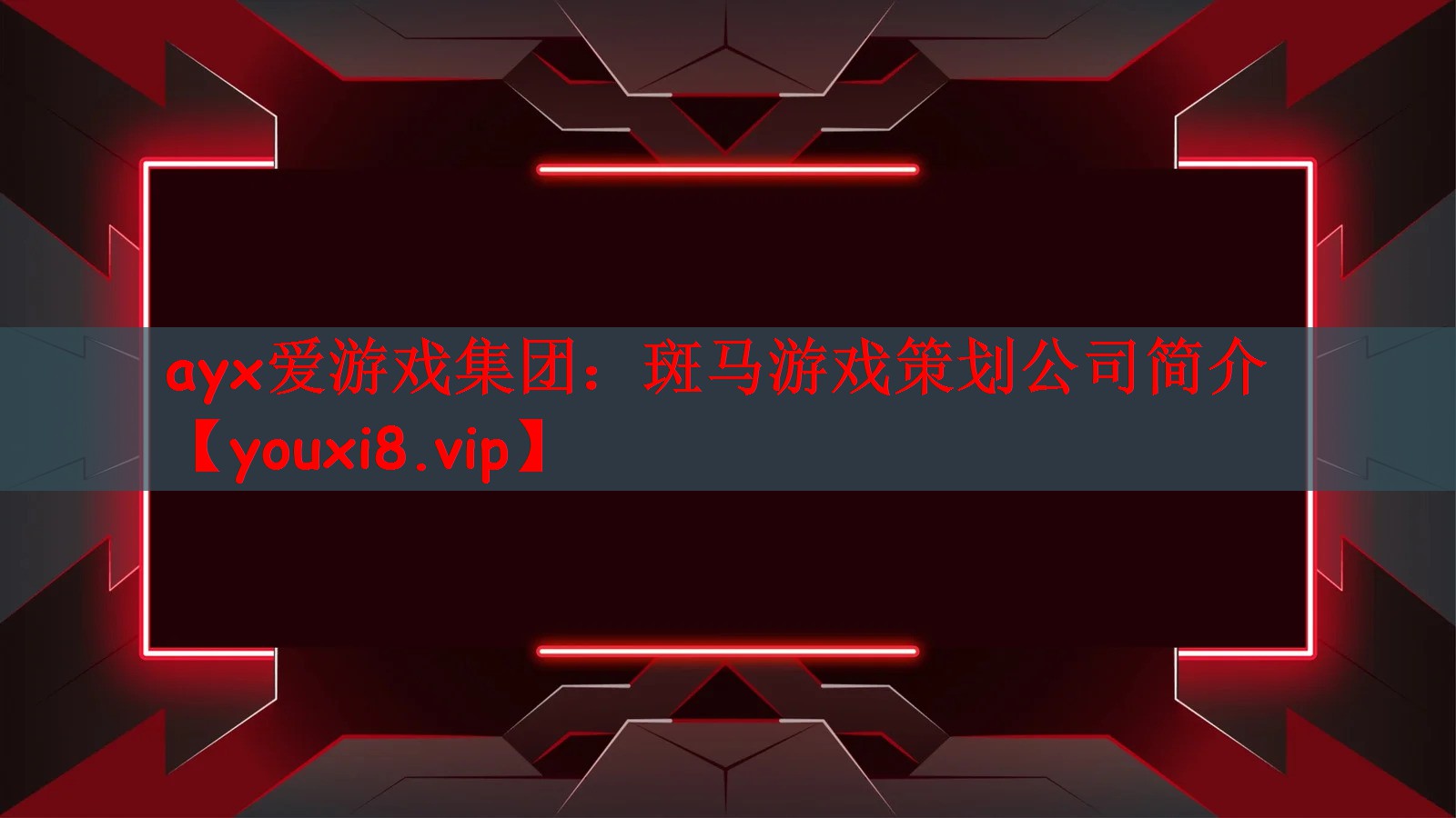 斑马游戏策划公司简介